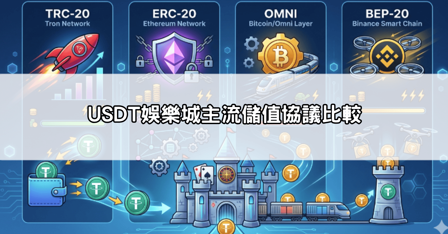 USDT娛樂城主流儲值協議比較